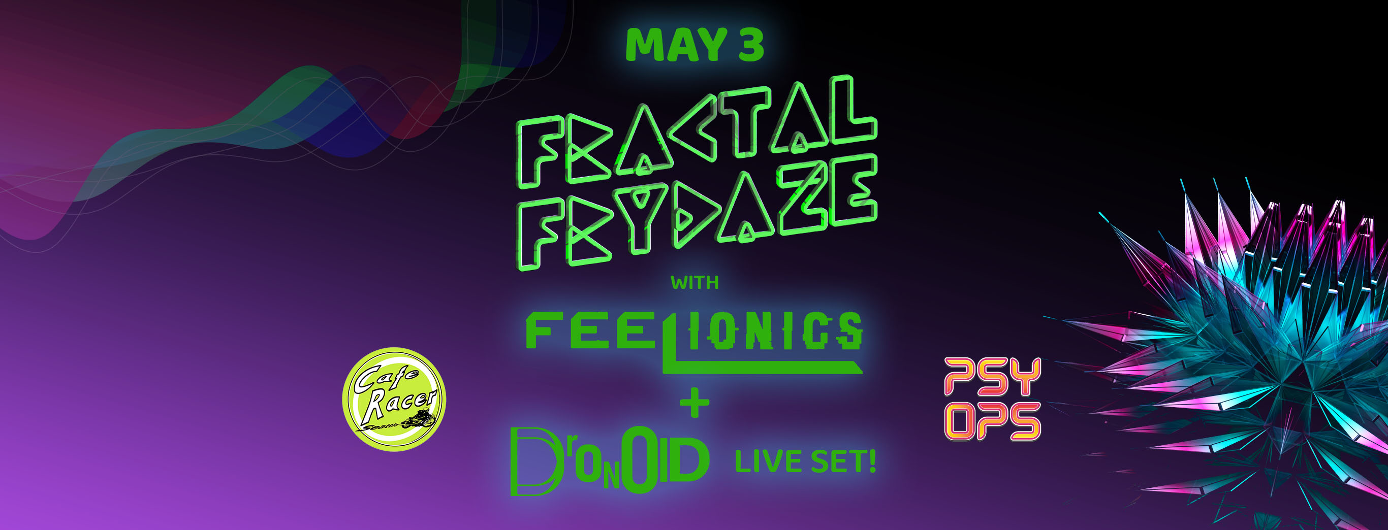 Fractal Frydaze Flyer