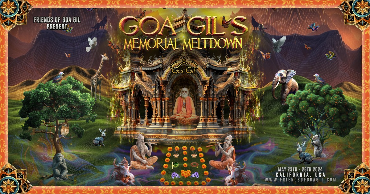 Goa Gil's Memorial Meltdown Flyer